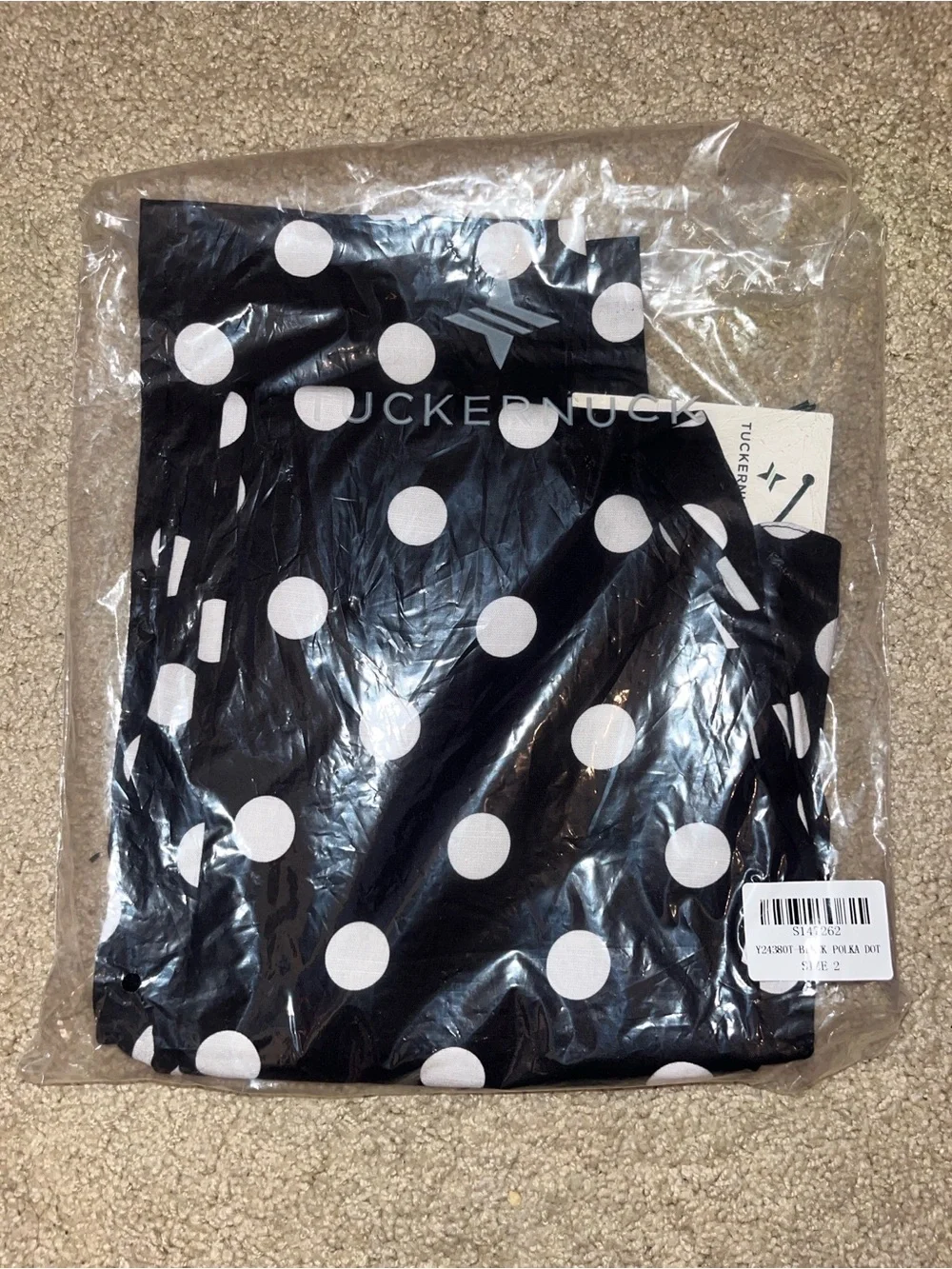 Tuckernuck Black & White Elodie Polka Dot Pants - Picture 2 of 3